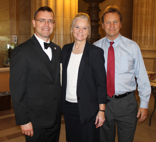 attendees at Slovenian 25th anniversary at Cleveland City Hall